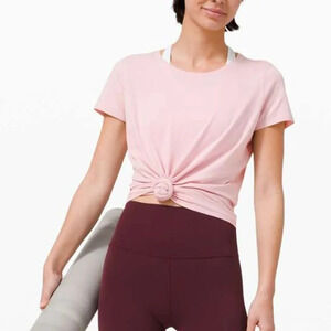Lululemon Love  Crew T Shirt III Porcelain Pink Size 4